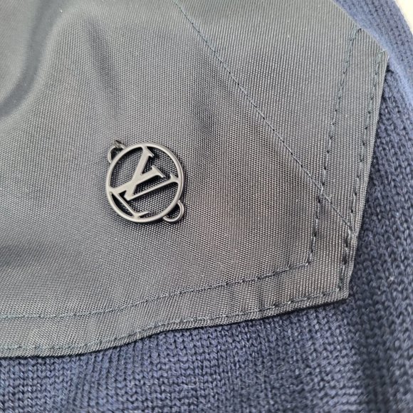 Louis Vuitton Men's Navy Color Block Technical Nylon Jacket - Picture 7 of 16